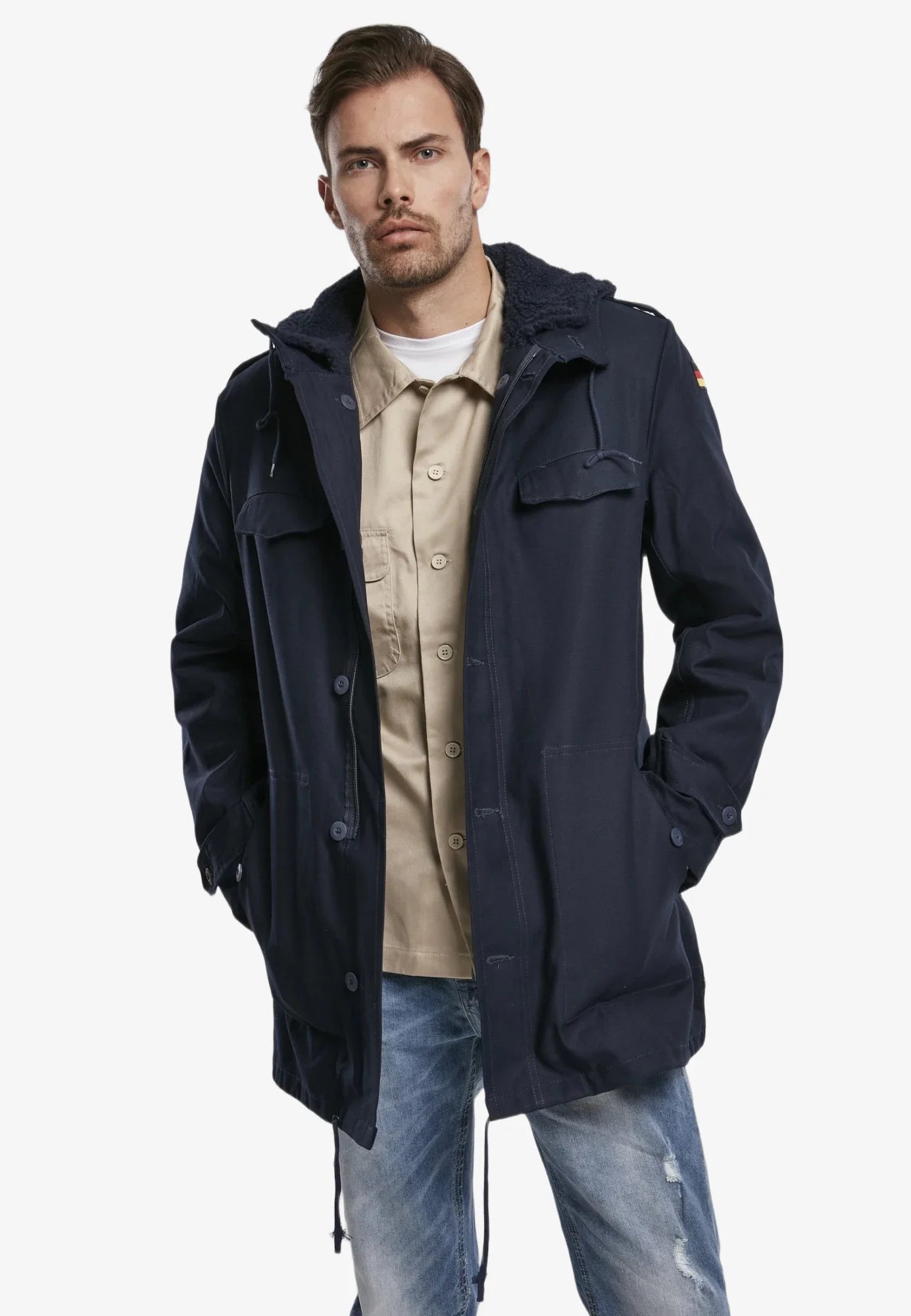 Bw Parka (german Military Jacket) Jacket - Brandit